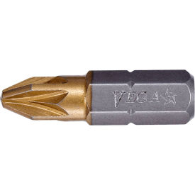 POZIDRIV #1 Insert Bit S2 Steel Titanium Nitride