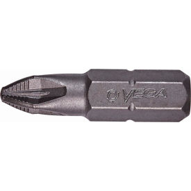 1" POZIDRIV ACR #2 Insert Bit, 1/4" Hex, S2 Steel, Gunmetal Gray