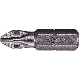 1" Phillips ACR #3 Insert Bit, 1/4" Hex, S2 Steel, Gunmetal Gray