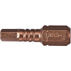 Impactech Hex 4mm Insert Bit x 1", S2 Steel, Gunmetal Bronze