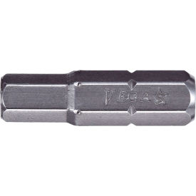 Hex 1/8" Insert Bit x 1", Stainless Steel, S2 Steel