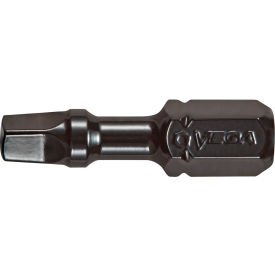 Square #3 Insert Bit x 1", S2 Steel, Electroplating, Black