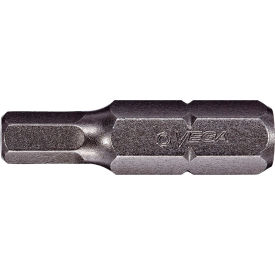 Hex 3/16" Insert Bit x 1-1/4", 5/16 Hex Shank, S2 Steel, Gunmetal Gray