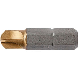 TORQ-SET 1/4 Insert Bit x 1" TiN, S2 Steel, Titanium Nitride