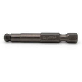 Ball End Hex 7/32" Power Bit x 1", S2 Steel, Gunmetal Gray