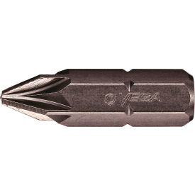 POZIDRIV #4 Insert Bit x 1-1/4", 5/16 Hex Shank, S2 Steel, Gunmetal Gray