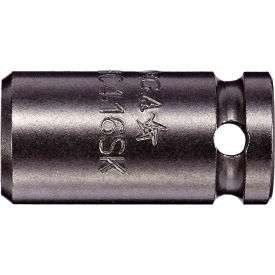 1/4" Sq. Dr Bit Holder with C-Ring x 1", S2 Steel, Gunmetal Gray