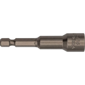 Hex 5/16" Impact Bolt Extractor x 2-9/16", S2 Steel, Gunmetal Gray