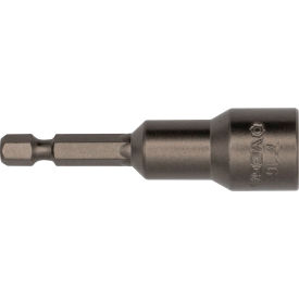 Impact 7/16" Bolt Extractor x 2-9/16", 1/4" Hex, S2 Steel, Gunmetal Gray