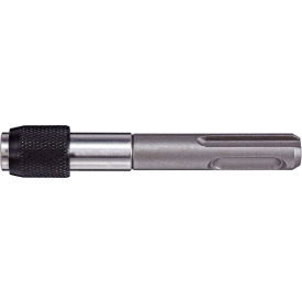 Quick Release Bit Holder with SDS Shank x 3-3/16", S2 Steel, Stainless Steel, Black Oxide