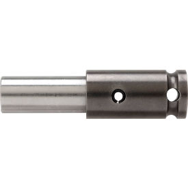 1/4" x 1/2" Magnet Sq. Dr Bit Holder, S2 Steel, Gunmetal Gray