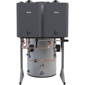 Demand Duo H Indoor Hybrid Water Heating System, 398K BTU, 100 Gallon Tank Capacity