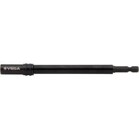 1/4" Hex Spin-Grip Bit Holder x 6", S2 Steel, Black