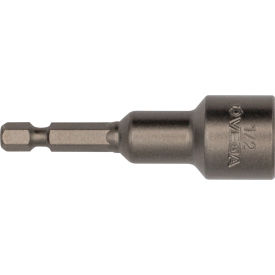 1/2" Impact Bolt Extractor x 2-9/16, S2 Steel, Gunmetal Gray