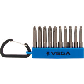Carabiner Set, 1/4 Hex, S2 Steel, 10 Pieces
