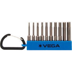 Hex MM Carabiner Set, 1/4 Hex, S2 Steel, 10 Pieces