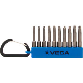 Square Carabiner Set, 1/4 Hex, S2 Steel, 10 Pieces