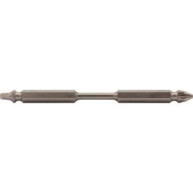 P2 + R2 D/E Power Bit x 4", S2 Steel, Gunmetal Gray