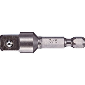 3/8" x 1/4" Hex Adapter x 5" Pin, S2 Steel, Gunmetal Gray