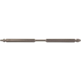 P2 + R2 D/E Power Bit x 6", S2 Steel, Gunmetal Gray