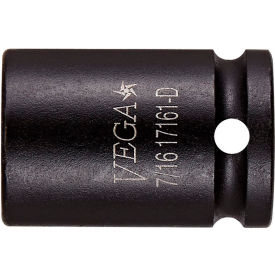 1/4" Square Drive 7/16" 12 Point Standard Length Impact Socket