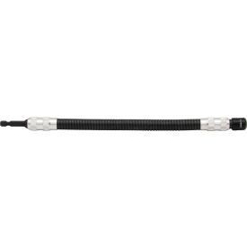 12" Flexible Locking Bit Holder, S2 Steel, Black