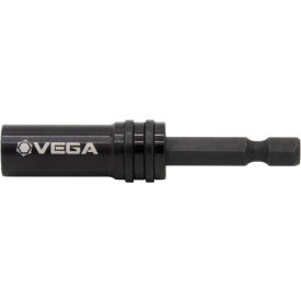 1/4" Hex, 2-1/2" Spin-Grip Bit Holder, S2 Steel, Black