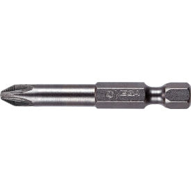POZIDRIV #2 Power Bit x 6", S2 Steel, Gunmetal Gray