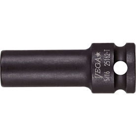 3/8" Square Drive 1/2" 6 Point Long Length Thin Wall Impact Socket