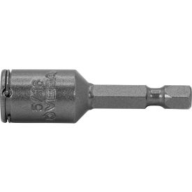 1/4" Non-Magnetic Nutsetter with C-Ring x 2-9/16", S2 Steel, Gunmetal Gray