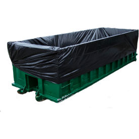 Roll Off Liner Bag, Open Top, 264"L x 96"W x 96"H, Black