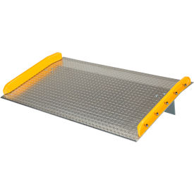Aluminum Dock Board Steel Curb, 60"W x 36"L, 10000 lb. Capacity
