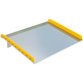 Aluminum Dock Board Steel Curb, 72"W x 60"L, 10000 lb. Capacity