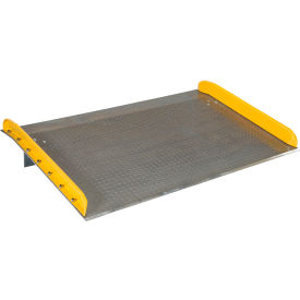 Aluminum Dock Board Steel Curb, 72"W x 36"L, 15000 lb. Capacity