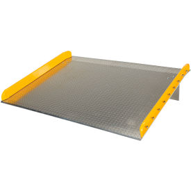 Aluminum Dock Board Steel Curb, 60"W x 72"L, 20000 lb. Capacity
