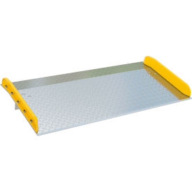 Aluminum Dock Board Steel Curb, 72"W x 36"L, 20000 lb. Capacity