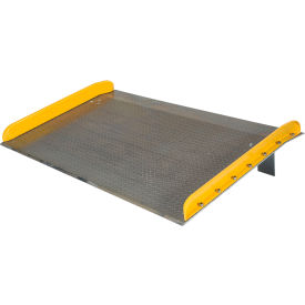 Aluminum Dock Board Steel Curb, 72"W x 60"L, 20000 lb. Capacity