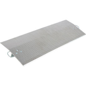 Aluminum Economizer Dock Plate, 78"W x 24"L, 6500 lb. Capacity