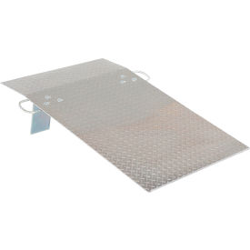 Aluminum Hand Truck Dock Plate, 36"W x 47-7/8"L, 500 lb. Capacity