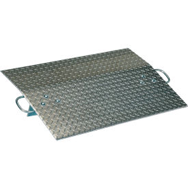 Aluminum Hand Truck Dock Plate, 42"W x 23-7/8"L, 500 lb. Capacity