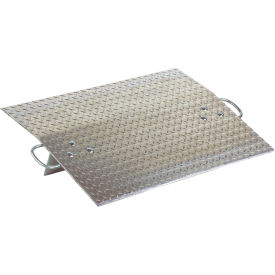 Aluminum Hand Truck Dock Plate, 42"W x 24"L, 700 lb. Capacity