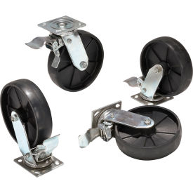 Total Locking Swivel Casters For Aluminum Gantry Cranes, 8" Dia., 2000/4000 lb. Cap.