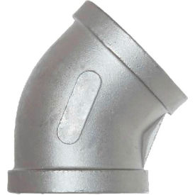 2-1/2" 316 Stainless Steel 45° Elbow, Class 150