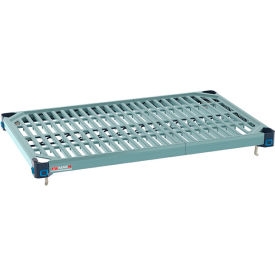 Plastic Industrial Shelf with Grid Mat, 29-13/16"W x 18-3/8"D