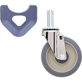 High Modulus Donut Swivel Stem Caster, 5" Dia., 250 lb. Capacity