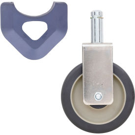 Polyurethane Rigid Stem Caster, 2-3/8"W x 5" Dia., 300 lb. Capacity