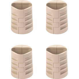 Tri-Lobal Adapter Polymer or Steel Posts, Taupe
