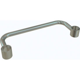 MetroMax Industrial Plastic Shelving Racks, Extended Handle for 18" Shelf Depth, Silver