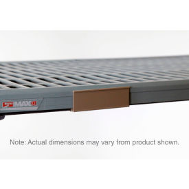 Label Holder For Industrial Plastic Shelving, 39-7/16"L x 3/4"W, Tan