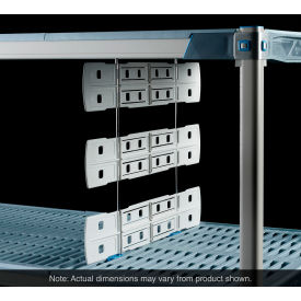 Shelf-To-Shelf Divider For Industrial Wire, 14-9/16"D x 19-1/4"H, Taupe/Silver